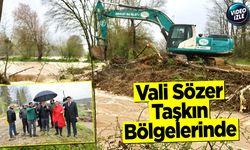 Vali Sözer Taşkın Bölgelerinde