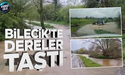 Bilecik'te dereler taştı