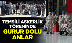 Temsili Askerlik Töreninde Gurur Dolu Anlar