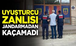 Uyuşturcu zanlısı jandarmadan kaçamadı