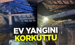 Ev Yangını Korkuttu