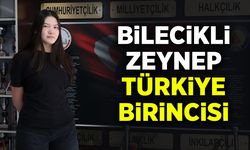 Bilecikli Zeynep Türkiye Birincisi