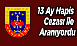 13 Ay Hapis Cezası İle Aranıyordu