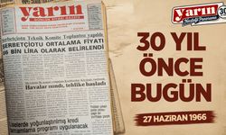 Bilecik'te 30 Yıl Önce Bugün: 27 Haziran 1996 Yarın Gazetesi Manşetleri
