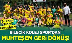 Bilecik Kolej Spor'dan Muhteşem Geri Dönüş