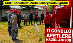 11 Gönüllü Afetlere Hazırlanıyor