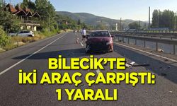 Bilecik'te iki araç çarpıştı: 1 yaralı