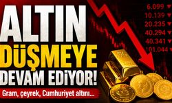 Altın düşmeye devam ediyor
