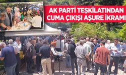 AK Parti Teşkilatından Cuma Çıkışı Aşure İkramı