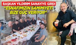 Başkan Yıldırım Sanayiye Girdi