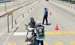 Bozüyük'te Drone Destekli Motosiklet Denetimi