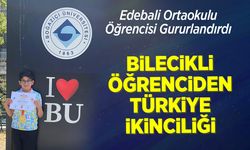Bilecikli Öğrenciden Türkiye İkinciliği