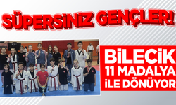Bilecik 11 madalya ile dönüyor