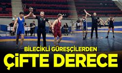 Bilecikli Güreşçilerden Çifte Derece