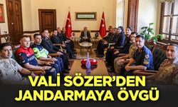 Vali Sözer'den Jandarmaya Övgü