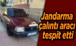 Jandarma çalıntı aracı tespit etti
