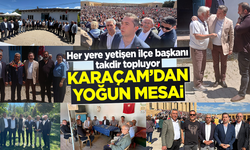 Her yere yetişen ilçe başkanı takdir topluyor