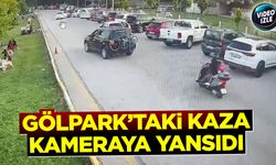 Gölpark’taki Kaza Kameraya Yansıdı