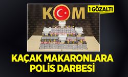 Kaçak Makaronlara Polis Darbesi: 1 gözaltı