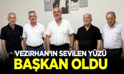 Vezirhan’ın sevilen yüzü başkan oldu
