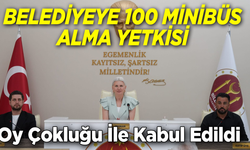 Belediyeye 100 otobüs alma yetkisi