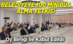 Belediyeye 100 otobüs alma yetkisi