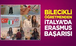 Bilecikli Öğretmenden İtalya'da Erasmus Başarısı