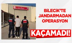 Jandarmadan kaçamadı
