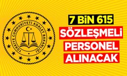 7 bin 615 Sözleşmeli personel alınacak