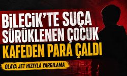 Bilecik'te Suça Sürüklenen Çocuk Kafeden Para Çaldı