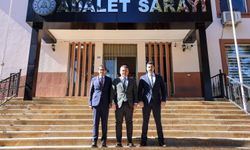 Vali Sözer’den Başsavcı ve Mahkeme Başkanı’na Veda Ziyareti
