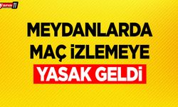 Meydanlarda Maç İzlemeye Yasak Geldi