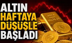 Altın Haftaya Düşüşle Başladı