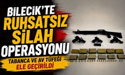 Bilecik'te Ruhsatsız Silah Operasyonu