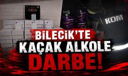 Bilecik'te Kaçak Alkole Darbe!