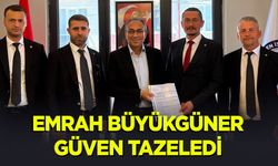 Emrah Büyükgüner Güven Tazeledi