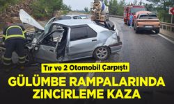 Bilecik'te Zincirleme Kaza: Tır ve 2 Otomobil Çarpıştı