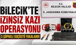 Bilecik'te İzinsiz Kazı Operasyonu: 3 Şüpheli Suçüstü Yakalandı