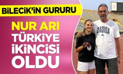 Bilecik’in gururu Nur Arı Türkiye ikincisi oldu