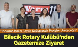 Bilecik Rotary Kulübü'nden Gazetemize Ziyaret