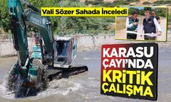 Karasu Çayı'nda Taşkın Riskine Karşı Kritik Çalışma