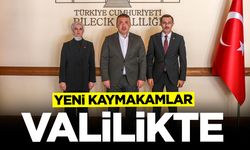 Yeni Kaymakamlar Valilikte