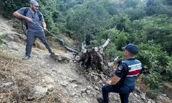 İnhisar'da Ot ve Çalı Yangını Paniği