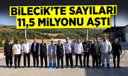 Bilecik'te sayıları 11,5 milyonu aştı