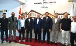 AK Parti heyetinden Osmaneli Kaymakamı Tahir Yılmaz’a ziyaret