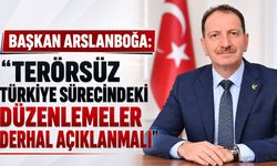 Başkan Arslanboğa: "Terörsüz Türkiye Sürecindeki Düzenlemeler Derhal Açıklanmalı"