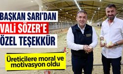 Başkan Sarı'dan Vali Sözer'e Özel Teşekkür