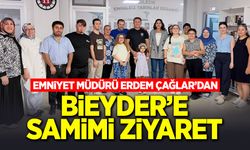 Emniyet Müdürü Erdem Çağlar’dan BİEYDER’e samimi ziyaret
