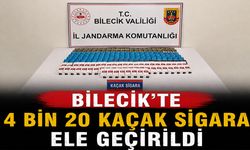 Bilecik'te 4 bin 20 kaçak sigara ele geçirildi
