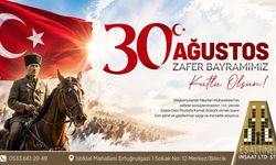 Esaltınel İnşaat 30 Ağustos Kutlama Mesajı
